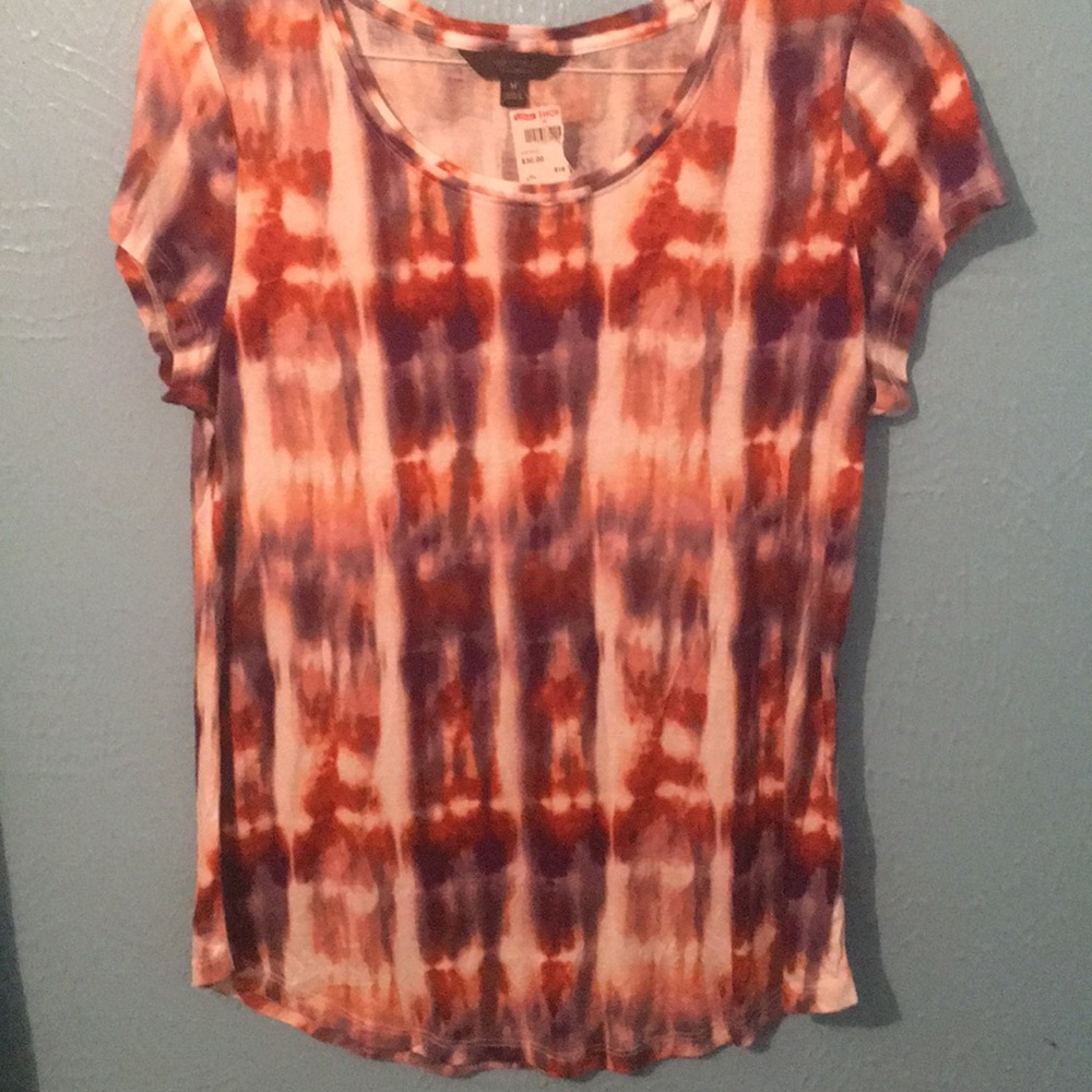 Vera wang short sleeve shirt NWT med